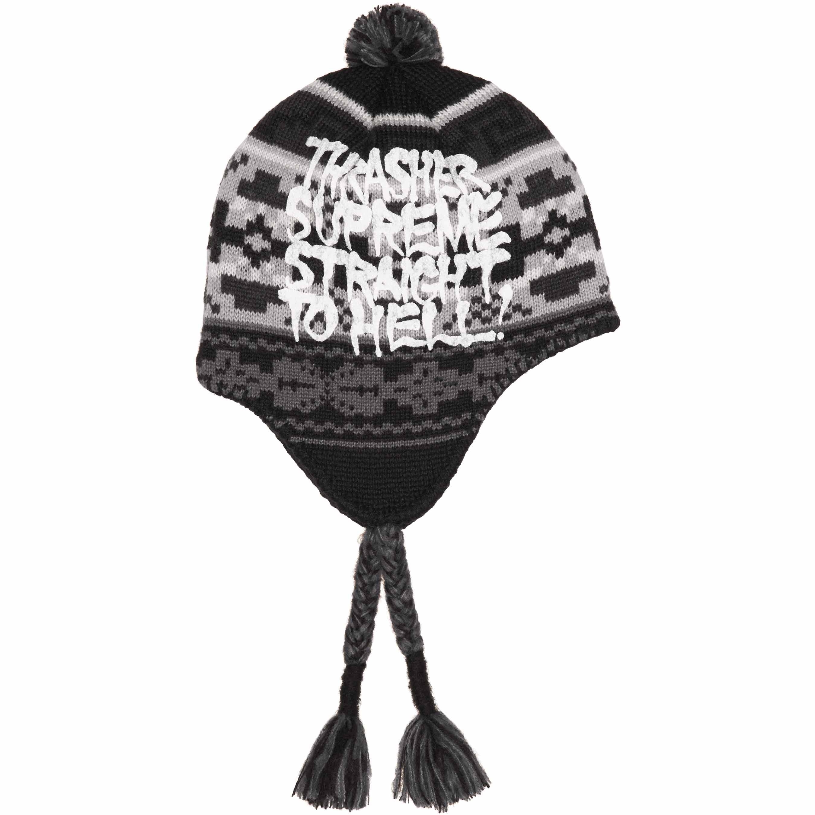 Supreme®/Thrasher® Earflap Beanie view 6